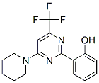 Pyrimidine, 2-(2-hydroxyphenyl)-4-piperidino-6-trifluoromethyl-