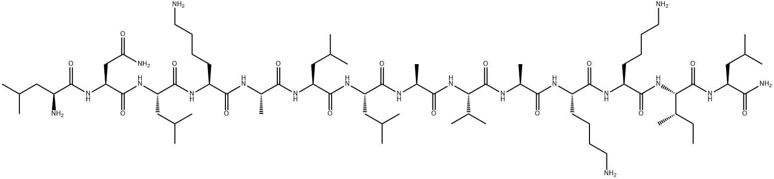 (2S)-N-[(1S)-1-[[(1S)-5-amino-1-[[(1S)-1-[[(1S)-1-[[(1S)-1-[[(1S)-1-[[ (1S)-1-[[(1S)-1-[[(1S)-5-amino-1-[[(1S)-5-amino-1-[[(1S,2S)-1-[[(1S)-1 -carbamoyl-3-methyl-butyl]carbamoyl]-2-methyl-butyl]carbamoyl]pentyl]c arbamoyl]pentyl]carbamoyl]ethyl]carbamoyl]-2-methyl-propyl]carbamoyl]e thyl]carbamoyl]-3-methyl-butyl]carbamoyl]-3-methyl-butyl]carbamoyl]eth yl]carbamoyl]pentyl]carbamoyl]-3-methyl-butyl]-2-[[(2S)-2-amino-4-meth yl-pentanoyl]amino]butanediamide