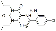 Benzamide,  2-amino-N-(6-amino-1,2,3,4-tetrahydro-2,4-dioxo-1,3-dipropyl-5-pyrimidinyl)-4-chloro-