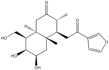 (3R)-4β-[2-(3-Furanyl)-2-oxoethyl]-3,4,4a,5,6,7,8,8aα-octahydro-6β,7β-dihydroxy-8β-(hydroxymethyl)-3α,4aβ-dimethyl-2(1H)-naphthalenone