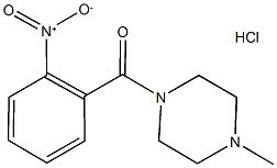 (4-甲基-1-	哌嗪)-(2-硝基苯基)甲酮盐酸盐