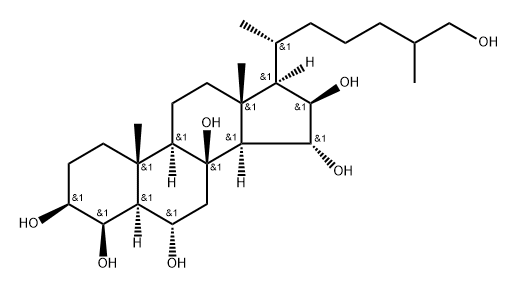 5α-Cholestane-3β,4β,6α,8β,15α,16β,26-heptaol