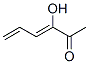 3,5-Hexadien-2-one, 3-hydroxy- (9CI)