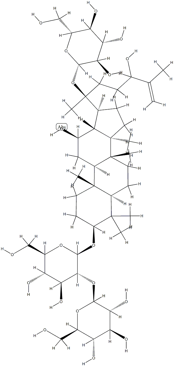 20-(β-D-Glucopyranosyloxy)-12β,24-dihydroxy-5α-dammara-25-ene-3β-yl 2-O-β-D-glucopyranosyl-β-D-glucopyranoside