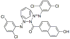 2-Naphthalenecarboxamide, N,N'-1,4-phenylenebis[(2, 5-dichlorophenyl)azo]-6-hydroxy-