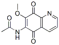 5,8-Quinolinedione, 6-acetamido-7-methoxy-
