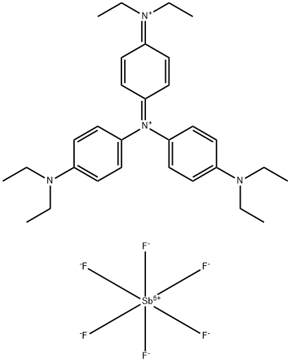4-(二乙基氨基)-N-[4-(二乙基氨基)苯基]-N-[4-(二乙基亚氨基)-2,5-环己二烯-1-基]苯铵六氟锑酸盐