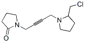 N-(4-(2-Chloromethylpyrrolidino)-2-butynyl)-2-pyrrolidone
