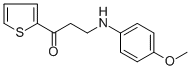 3-(4-METHOXYANILINO)-1-(2-THIENYL)-1-PROPANONE