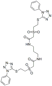 N,N'-Trimethylenebis[2-(1-phenyl-1H-tetrazol-5-ylthio)ethylsulfonylacetamide]