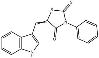 5-(1H-indol-3-ylmethylene)-3-phenyl-2-thioxo-1,3-thiazolidin-4-one