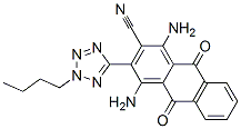 1,4-diamino-2-(2-butyltetrazol-5-yl)-3-cyanoanthraquinone