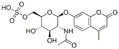 4-methylumbelliferyl-6-sulfo-2-acetamido-2-deoxy-beta-glucopyranoside