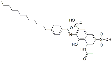 5-(acetylamino)-3-[(4-dodecylphenyl)azo]-4-hydroxynaphthalene-2,7-disulphonic acid