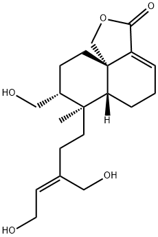 [6aR,10aS,(-)]-6,6aβ,7,8,9,10-Hexahydro-7β-[(Z)-5-hydroxy-3-hydroxymethyl-3-pentenyl]-8α-hydroxymethyl-7-methylnaphtho[1,8a-c]furan-3(5H)-one
