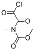 Carbamic  acid,  (chlorooxoacetyl)methyl-,  methyl  ester  (9CI)