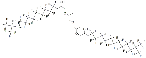 1,1'-[oxybis[(1-methylethylene)oxy]]bis[4,4,5,5,6,6,7,7,8,8,9,9,10,10,11,11,12,12,13,13,14,15,15,15-tetracosafluoro-14-(trifluoromethyl)pentadecan-2-ol]