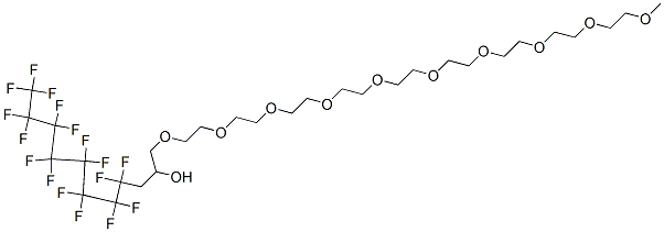 33,33,34,34,35,35,36,36,37,37,38,38,39,39,40,40,40-heptadecafluoro-2,5,8,11,14,17,20,23,26,29-decoxatetracontan-31-ol