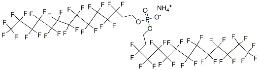 ammonium bis(3,3,4,4,5,5,6,6,7,7,8,8,9,9,10,10,11,11,12,12,13,13,14,14,14-pentacosafluorotetradecyl) phosphate