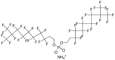 ammonium bis[3,3,4,4,5,5,6,6,7,7,8,8,9,10,10,10-hexadecafluoro9-(trifluoromethyl)decyl] phosphate