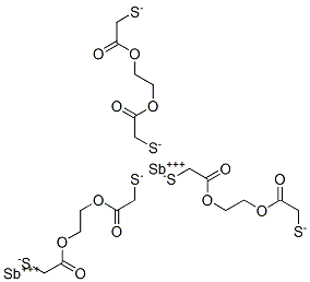 diantimony(3+) triethylene hexakis(sulphidoacetate)