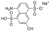 sodium hydrogen 8-amino-3-hydroxynaphthalene-1,5-disulphonate