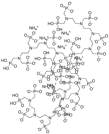 octaammonium tetrahydrogen [2,5,8,11,14-pentakis(phosphonatomethyl)-2,5,8,11,14-pentaazapentadecane-1,15-diyl]bisphosphonate