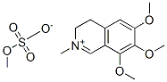 3,4-dihydro-6,7,8-trimethoxy-2-methylisoquinolinium methyl sulphate
