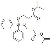 diisopropenyl 3,3'-[(diphenylsilylene)bis(oxy)]dipropionate