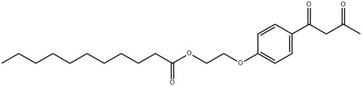2-[4-(1,3-dioxobutyl)phenoxy]ethyl undecanoate