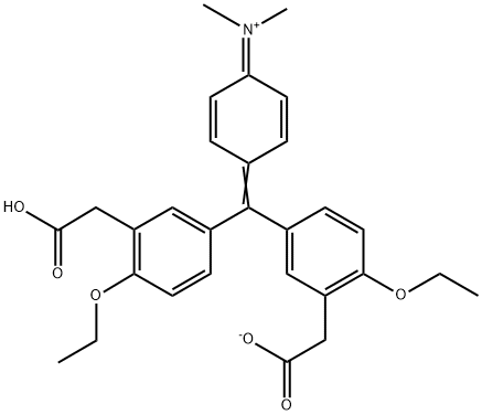 [4-[bis[3-(carboxymethyl)-4-ethoxyphenyl]methylene]-2,5-cyclohexadien-1-ylidene]dimethylammonium