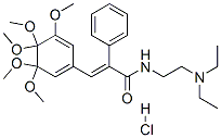 N-[2-(diethylamino)ethyl]-3,4-dimethoxy-alpha-[(3,4,5-trimethoxyphenyl)methylene]phenylacetamide monohydrochloride