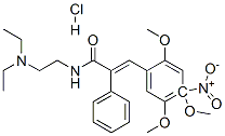 N-[2-(diethylamino)ethyl]-4-nitro-alpha-[(2,4,5-trimethoxyphenyl)methylene]phenylacetamide monohydrochloride