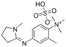 methyl N,N,N-trimethyl-4-[(1-methylpyrrolidin-2-ylidene)amino]anilinium sulphate
