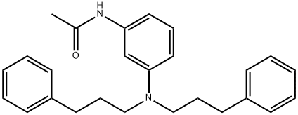 N-[3-[bis(3-phenylpropyl)amino]phenyl]acetamide
