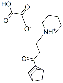 1-[3-[bicyclo[2.2.1]hept-5-en-2-yl]-3-oxopropyl]piperidinium hydrogen oxalate