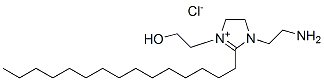 1-(2-aminoethyl)-4,5-dihydro-3-(2-hydroxyethyl)-2-pentadecyl-1H-imidazolium chloride