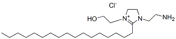 1-(2-aminoethyl)-2-heptadecyl-4,5-dihydro-3-(2-hydroxyethyl)-1H-imidazolium chloride