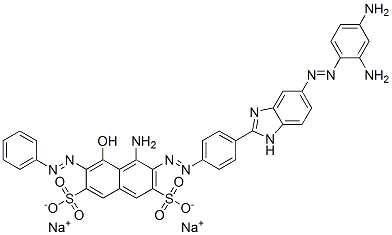 disodium 4-amino-3-[[4-[5-[(2,4-diaminophenyl)azo]-1H-benzimidazol-2-yl]phenyl]azo]-5-hydroxy-6-(phenylazo)naphthalene-2,7-disulphonate