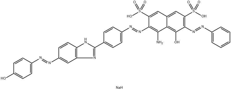 disodium 4-amino-5-hydroxy-3-[[4-[5-[(4-hydroxyphenyl)azo]-1H-benzimidazol-2-yl]phenyl]azo]-6-(phenylazo)naphthalene-2,7-disulphonate