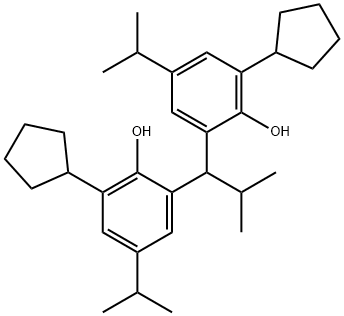 2,2'-(2-methylpropylidene)bis[6-cyclopentyl-4-isopropylphenol]