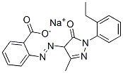 sodium 2-[[1-(2-ethylphenyl)-4,5-dihydro-3-methyl-5-oxo-1H-pyrazol-4-yl]azo]benzoate