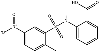 2-(2-甲基-5-硝基苯磺酰氨基)苯甲酸