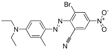 3-bromo-2-[[4-(diethylamino)-o-tolyl]azo]-5-nitrobenzonitrile