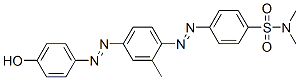 p-[[4-[(p-hydroxyphenyl)azo]-o-tolyl]azo]-N,N-dimethylbenzenesulphonamide