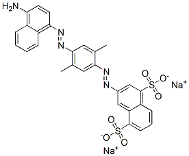 disodium 3-[[4-[(4-amino-1-naphthyl)azo]-2,5-dimethylphenyl]azo]naphthalene-1,5-disulphonate