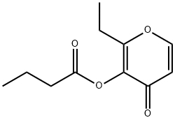 2-ethyl-4-oxo-4H-pyran-3-yl butyrate