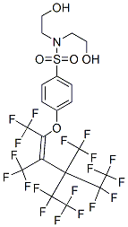 N,N-bis(2-hydroxyethyl)-4-[[4,4,5,5,5-pentafluoro-3-(pentafluoroethyl)-1,2,3-tris(trifluoromethyl)pent-1-enyl]oxy]benzenesulphonamide
