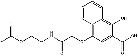 4-[2-[[2-(acetoxy)ethyl]amino]-2-oxoethoxy]-1-hydroxy-2-naphthoic acid