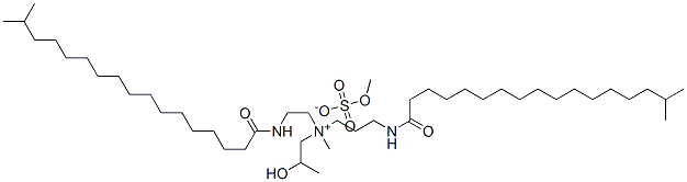 (2-hydroxypropyl)methyl[2-[(1-oxoisooctadecyl)amino]ethyl][3-[(1-oxoisooctadecyl)amino]propyl]ammonium methyl sulphate